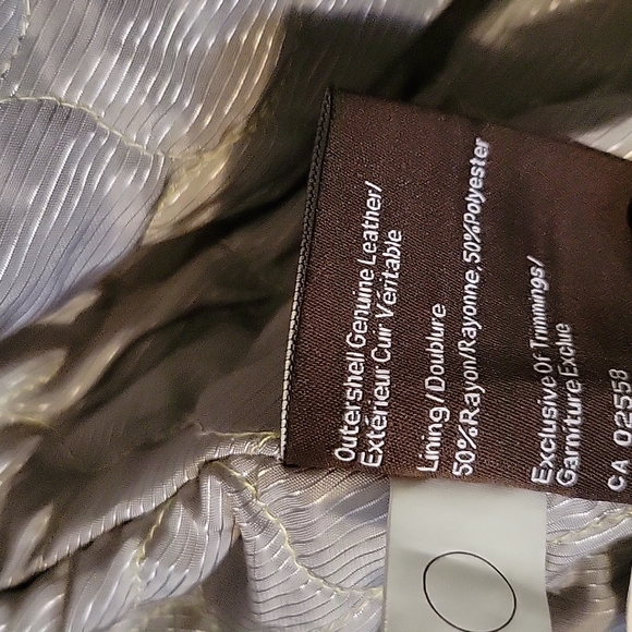 DANIER~ Genuine Leather Jacket, S, Black - Picture 6 of 6